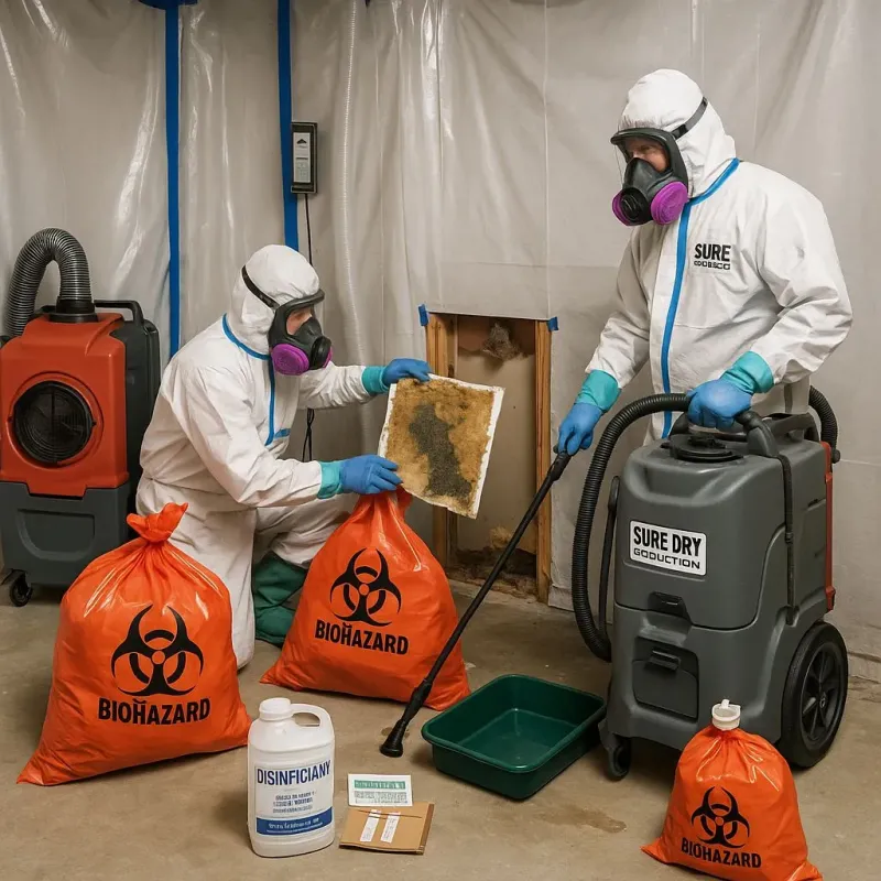 Contaminated Water Handling Protocols process in Montrose, MN